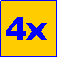 Text Box: 4x