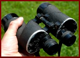 US Army Signal Corps binoculars of Operation deep Freeze Amory Bud Waite.
