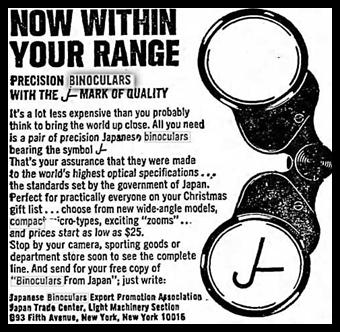 Binoculars J markings