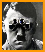 Adolph Hitler with binoculars