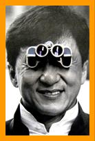 Jackie Chan with binocularsl
