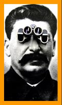 Joseph Stalin with binoculars
