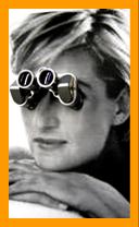 Princess Diana with binoculars