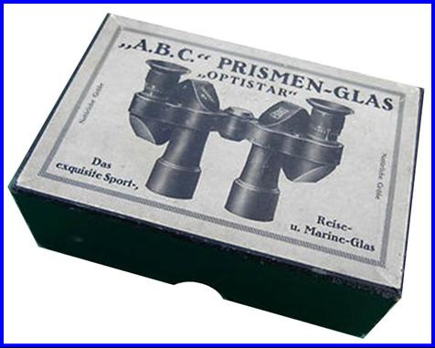 OptistarMiniature  Binoculars Original Box