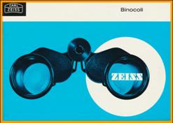 1960 Zeiss Binoculars Catalog
1960 Zeiss Catalogo Binocoli