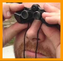 Man Using Fata Morgana Binoculars