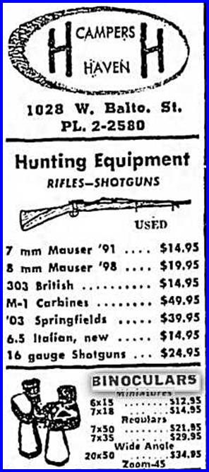 1966 binoculars advertisement