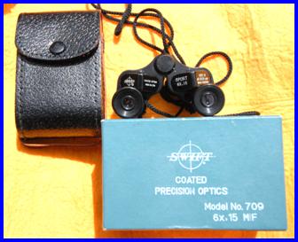 Swift 709 6x15 binoculars