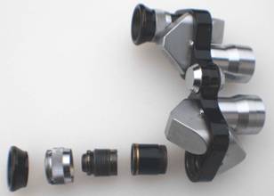 Miniature Binoculars Exploded Photo