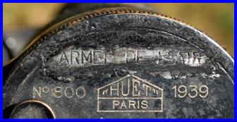 Huet 1939 armee de l'air binoculars jumelles