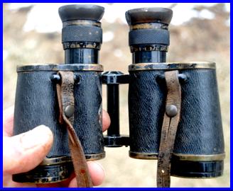 WWI 1916 British military binoculars 6x30 made by Sherwood & Co london