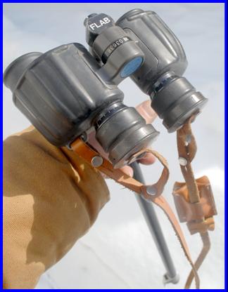 Leica 8x30 military binoculars with monopod