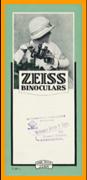 1925 Zeiss Binoculars Catalog