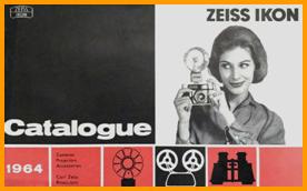 1964 Zeiss Binoculars Catalog catalogue
1964 Zeiss Fernglasser Katalog