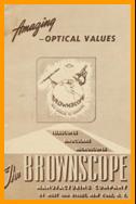 1948 Brownscope Binoculars Catalogue catalog Fernglasser Katalog