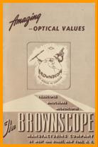 1949 Brownscope Binoculars Catalog catalogue Fernglasser Katalogi