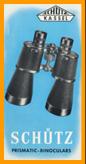Vintage Schutz Ruf Binoculars Catalog Catalogue Fernglasser Katalog