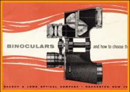 1956 Bausch & Lomb Catalogue Catalog Fernglasser Katalog
