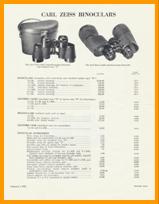 1961 Zeiss binoculars catalog catalogue brochure.
1961 Zeiss Fernglasser fernglas Katalog prospekt.
1961 Zeiss catalogo de binoculares prismaticos.
1961 Zeiss catalogo binocoli.
1961 Zeiss katalog over kikare.
1961 Zeiss catalogue de jumells.
old vintage Zeiss binoculars catalog catalogue.