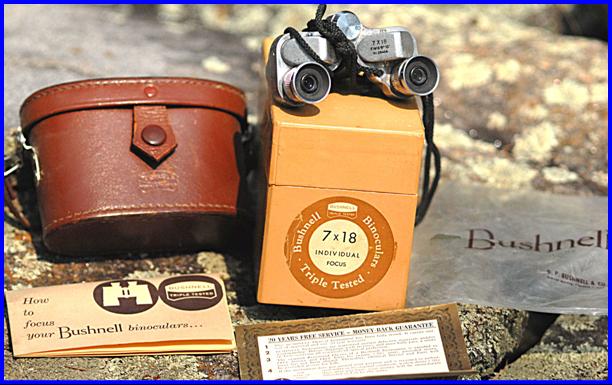 Bushnell 7x18 Binoculars with box