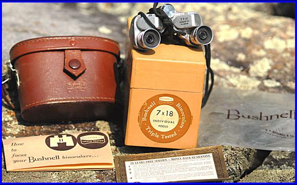 Bushnell 7x18 Binoculars with box