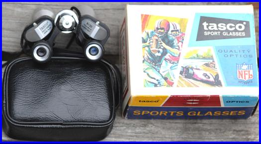 Tasco 8x20 NFL Binoculars with orig box