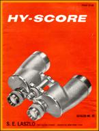 1966 HyScore Laslo Binoculars Catalog Catalogue Fernglasser Katalog