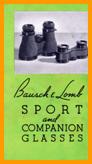 1937 Bausch & Lomb Catalog Catalogue Fernglasser Katalog