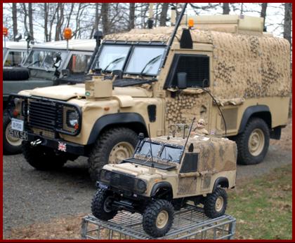 1992 Snatch Land Rover CAV-100 armored military truck from the Iraq war.
1992 Snatch Land Rover CAV-100 camion blinde militaire Brittannique de la guerre en       
    Iraq.
1992 Snatch Land Rover CAV-100 Britischer Militar-Panzerwagen aus dem Iraq-Kreig.
1992 Snatch Land Rover CAV-100 camion blindado militar Britanico de la guerra de  
    Iraq.
1992 Snatch Land Rover CAV-100 camion blindado militare Britannico dalla guerra 
   in Iraq.
1992 Snatch Land Rover CAV-100 Brittisk militar pansarlastbil fran Oraqkriget.
1992 Snatch Land Rover CAV-100 Iraq savasindan Ingiliz askeri zirhlt kamyonu.
