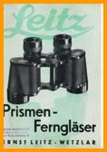 1939 Leitz Prismen Fernglas Fernglaser Katalog Binoculars Catalog Catalogue