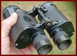 WWII Japanese Army Nikko Novar 7x50 binoculars. 