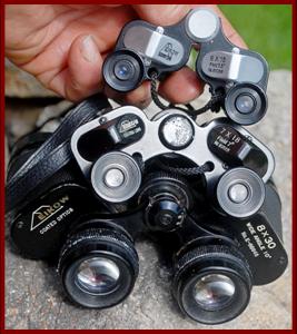 German WWII Gas Masks and Zeiss 1944  Gas Mask binoculars