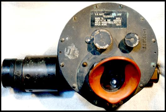 1944 WWII US Navy Mk 74 antiaircraft artillery gun sight
