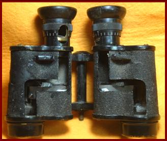Goerz 8x26 military binoculars cut away or sectioned as training binoculars.
Jumelles militaires Goerz 8x26 decoupees ou sectionnees comme jumelles 
     d'entrainment.
Goerz 8x26 militarfernglas als trainingsfernglas weggeschnitten oder geschnitten.
Binocolo militaire Goerz 8x26 tagliato via o sezionato come binocolo da addestramento.
Goerz 8x26 militaire verrekijker weggesneden of doorneden als trainings verrekijker.
Los binoculares militares Goerz 8x26 cortados o seccionados como binoculares de entrenamiento.
Goerz 8x26 militara kikare skars bort eller sektioneras som traningskikare.
Goerz 8x26 militaere kikkert kuttet bort eller seksjonert som tremings kikkert.