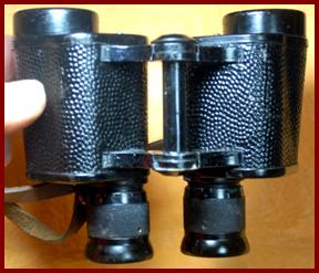 Russian KOMZ 6x30 Vietnam war captured military binoculars.
