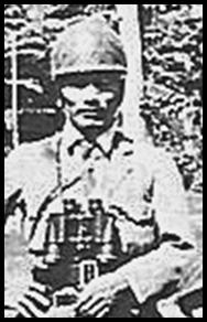 WWII Japanese soldier with binoculars