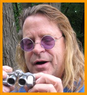 Long Haired man w/ Binoculars