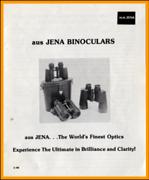 1988 Europtik Aus Jena Fernglasser Katalog Binoculars Catalog Catalogue