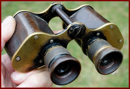 ca 1914 WWI Ross London 6x binoculars.