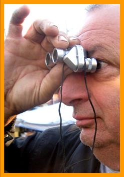 Staring man Micro Binoculars