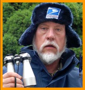 Postman with Binoculars